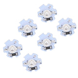 25Pcs 5V LED Chips 200LM 1W High Power LED Lamp Beads for DIY Lighting FixturesBlue Light 455‑460NM - Front View