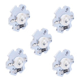 25Pcs 5V LED Chips 200LM 1W High Power LED Lamp Beads for DIY Lighting FixturesBlue Light 455‑460NM