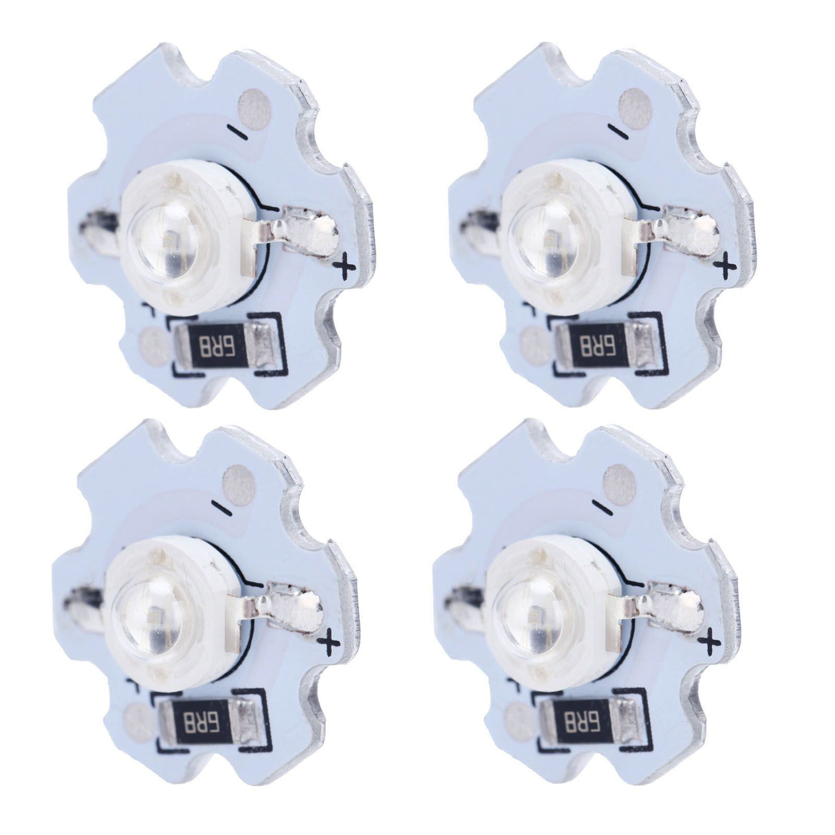 25Pcs 5V LED Chips 200LM 1W High Power LED Lamp Beads for DIY Lighting FixturesBlue Light 455‑460NM