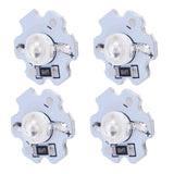 25Pcs 5V LED Chips 200LM 1W High Power LED Lamp Beads for DIY Lighting FixturesBlue Light 455‑460NM - Top-Down View