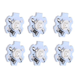 25Pcs 5V LED Chips 200LM 1W High Power LED Lamp Beads for DIY Lighting FixturesBlue Light 455‑460NM