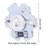 25Pcs 5V LED Chips 200LM 1W High Power LED Lamp Beads for DIY Lighting FixturesBlue Light 455‑460NM - Extra Image