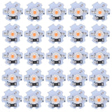 25Pcs 5V LED Chips 200LM 1W High Power LED Lamp Beads for DIY Lighting FixturesPink Light 380‑840NM