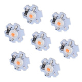 25Pcs 5V LED Chips 200LM 1W High Power LED Lamp Beads for DIY Lighting FixturesPink Light 380‑840NM - 45-Degree Angle