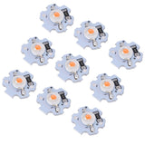25Pcs 5V LED Chips 200LM 1W High Power LED Lamp Beads for DIY Lighting FixturesPink Light 380‑840NM - Extra Image