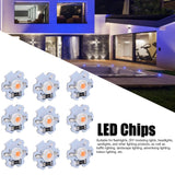 25Pcs 5V LED Chips 200LM 1W High Power LED Lamp Beads for DIY Lighting FixturesPink Light 380‑840NM - Extra Image