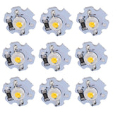 25Pcs 5V LED Chips 200LM 1W High Power LED Lamp Beads for DIY Lighting FixturesWarm White 3000‑3200K - Side View