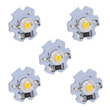25Pcs 5V LED Chips 200LM 1W High Power LED Lamp Beads for DIY Lighting FixturesWarm White 3000‑3200K