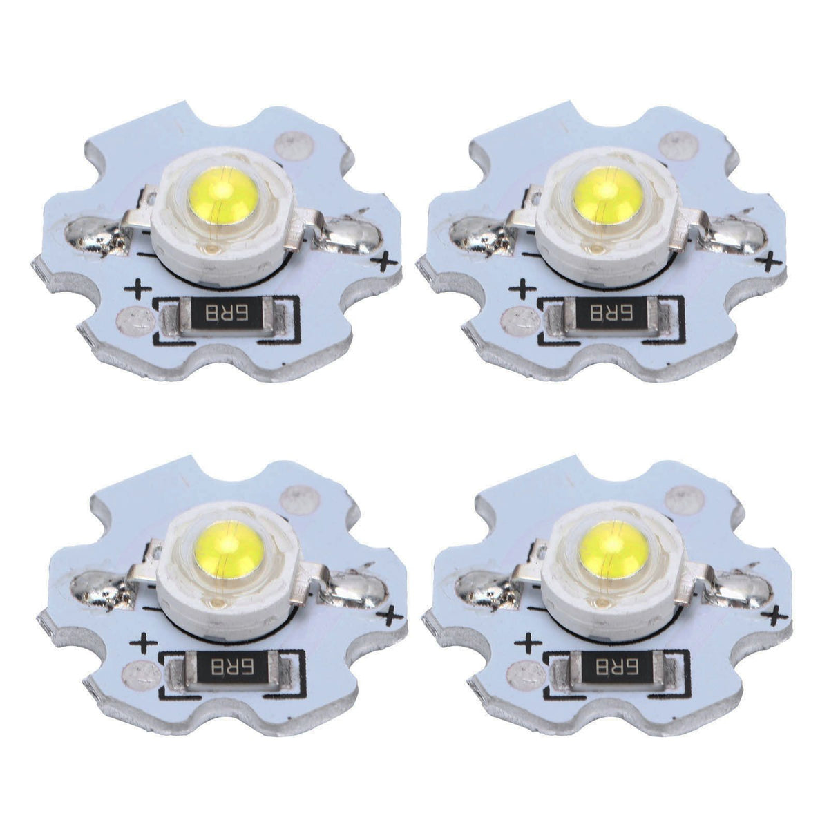 25Pcs 5V LED Chips 200LM 1W High Power LED Lamp Beads for DIY Lighting FixturesPure White 6000‑6500K