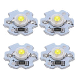 25Pcs 5V LED Chips 200LM 1W High Power LED Lamp Beads for DIY Lighting FixturesPure White 6000‑6500K - Rear View