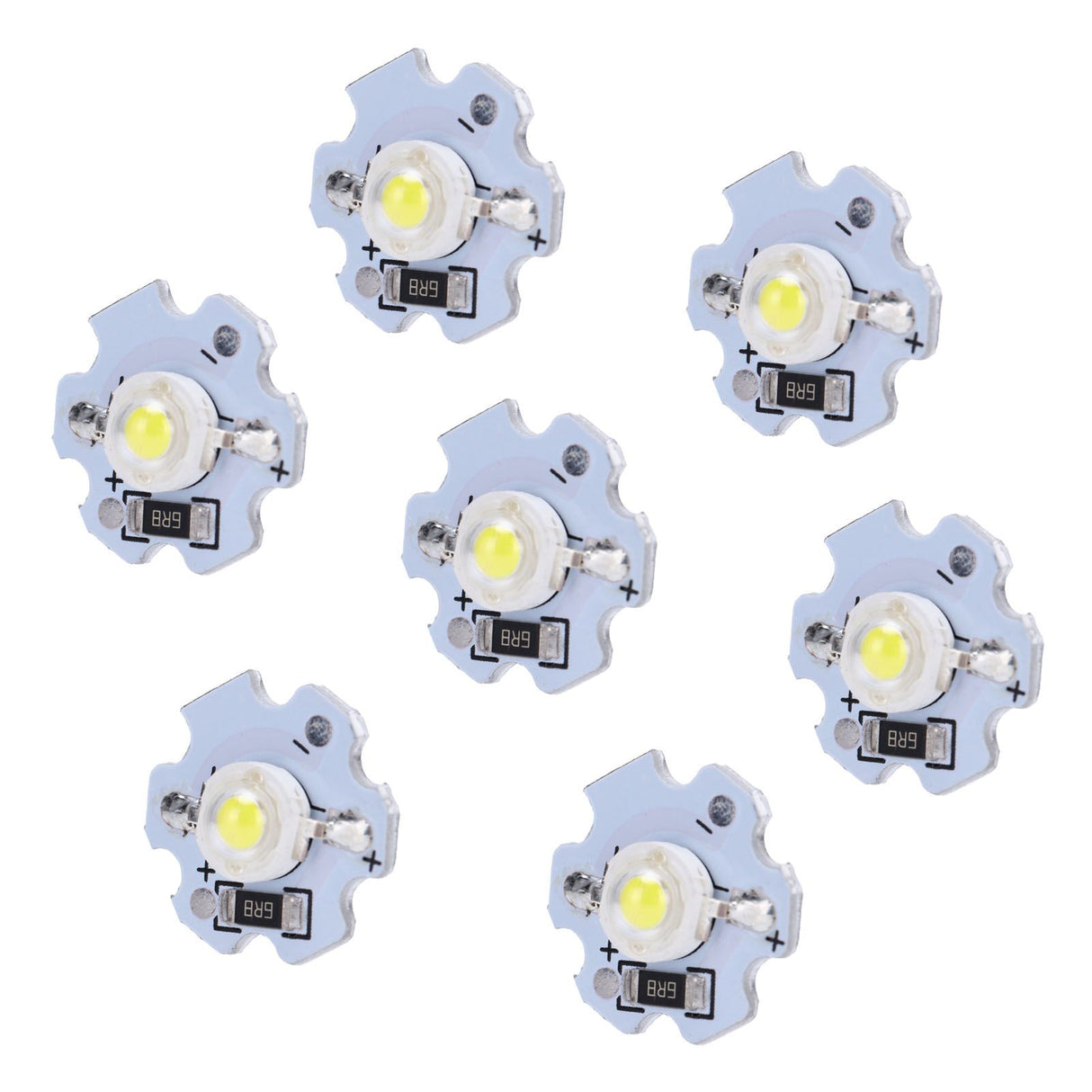 25Pcs 5V LED Chips 200LM 1W High Power LED Lamp Beads for DIY Lighting FixturesPure White 6000‑6500K