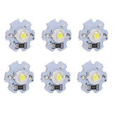 25Pcs 5V LED Chips 200LM 1W High Power LED Lamp Beads for DIY Lighting FixturesPure White 6000‑6500K - Low Angle