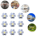 25Pcs 5V LED Chips 200LM 1W High Power LED Lamp Beads for DIY Lighting FixturesPure White 6000‑6500K