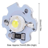 25Pcs 5V LED Chips 200LM 1W High Power LED Lamp Beads for DIY Lighting FixturesPure White 6000‑6500K - Extra Image