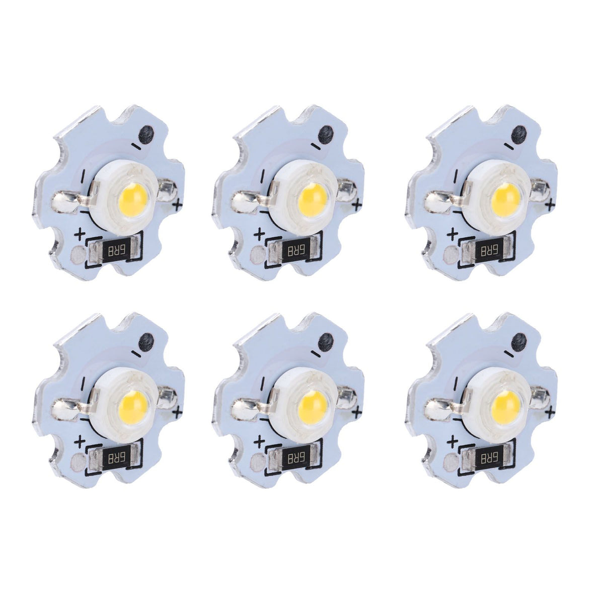 25Pcs 5V LED Chips 200LM 1W High Power LED Lamp Beads for DIY Lighting FixturesNatural Light 4000‑4500K