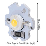 25Pcs 5V LED Chips 200LM 1W High Power LED Lamp Beads for DIY Lighting FixturesNatural Light 4000‑4500K - Extra Image