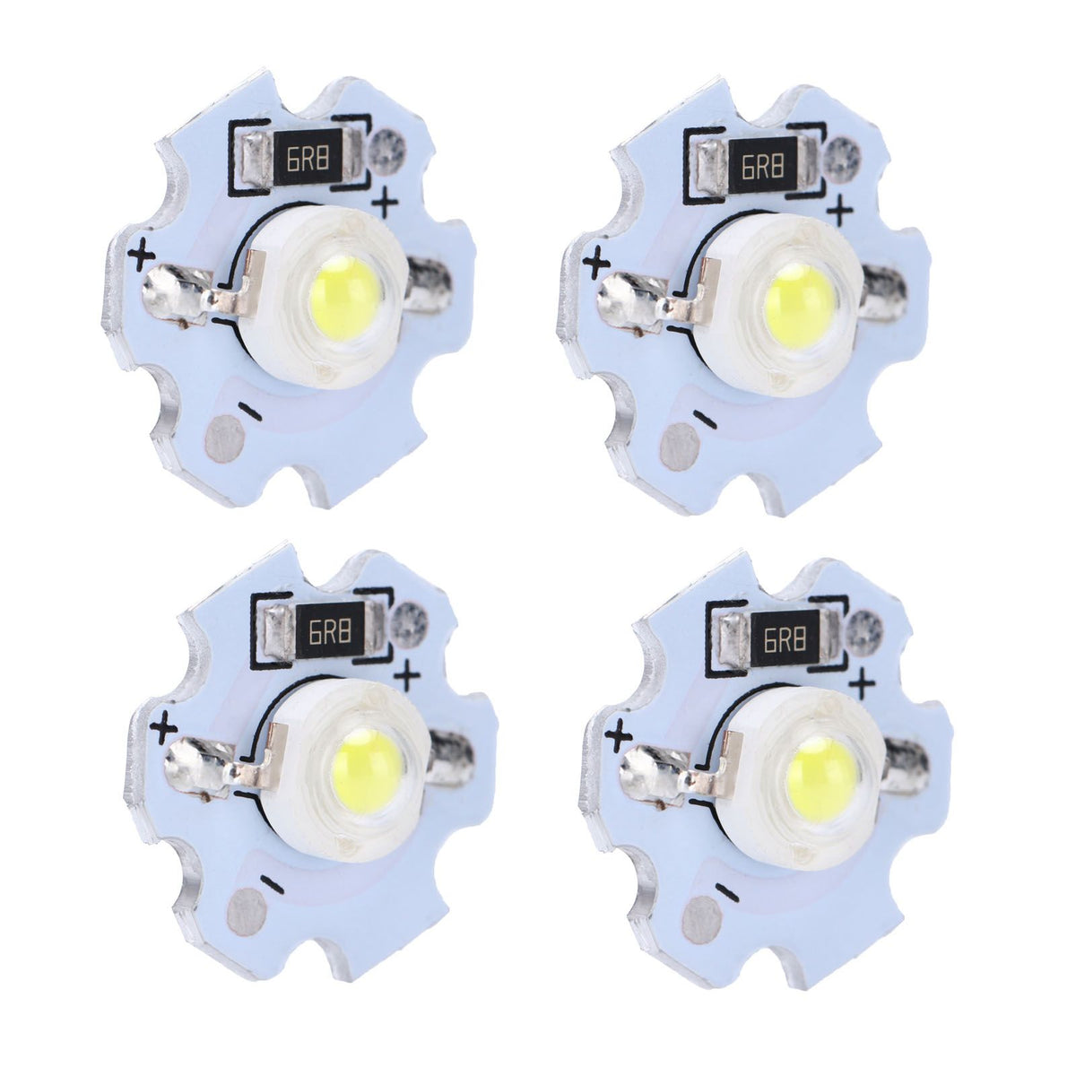 25Pcs 5V LED Chips 200LM 1W High Power LED Lamp Beads for DIY Lighting FixturesCold White 10000K