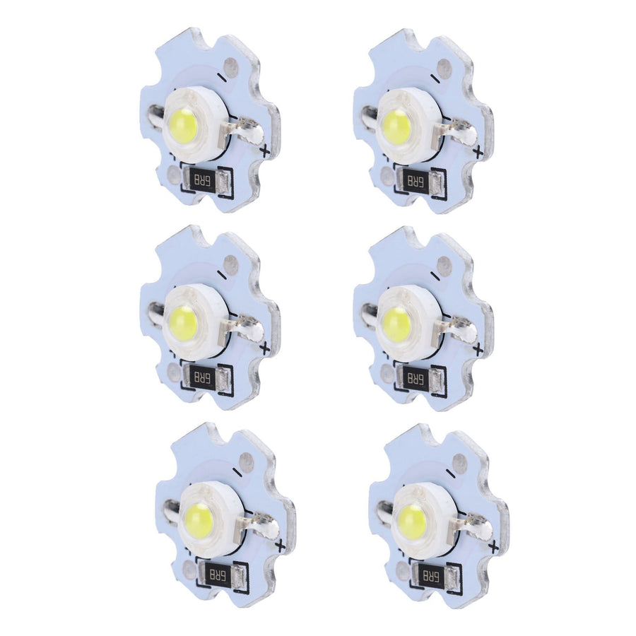 25Pcs 5V LED Chips 200LM 1W High Power LED Lamp Beads for DIY Lighting FixturesCold White 10000K