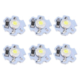 25Pcs 5V LED Chips 200LM 1W High Power LED Lamp Beads for DIY Lighting FixturesCold White 10000K - Close-Up Angle