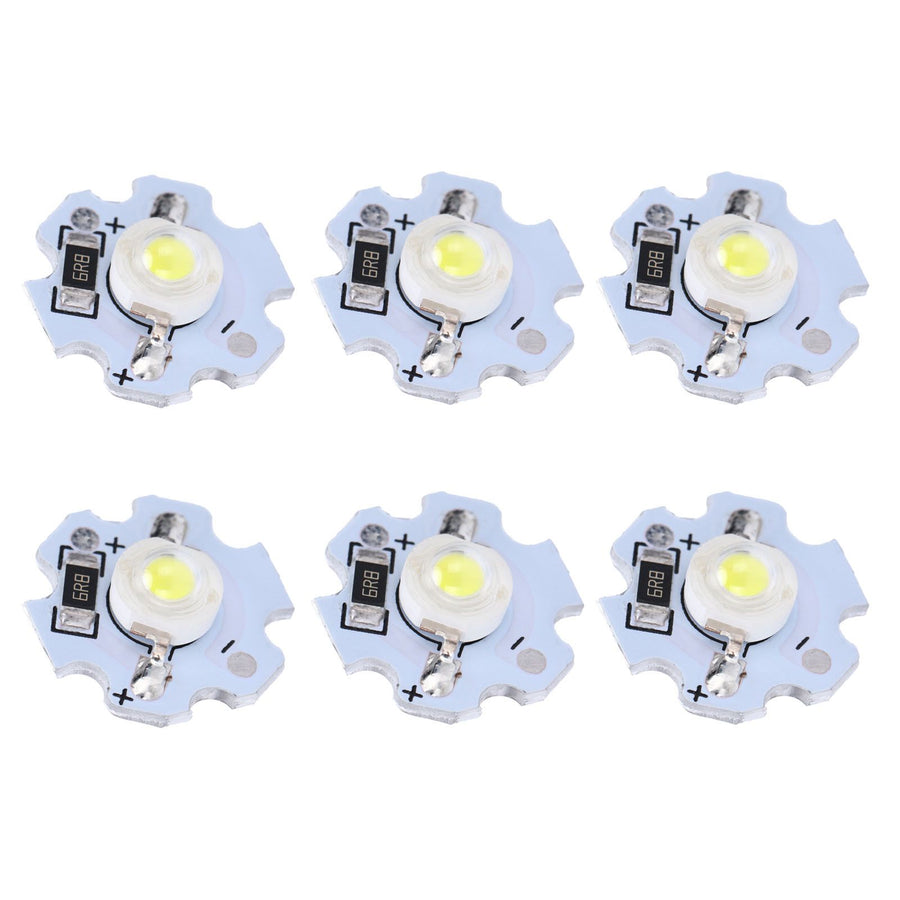 25Pcs 5V LED Chips 200LM 1W High Power LED Lamp Beads for DIY Lighting FixturesCold White 10000K