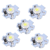 25Pcs 5V LED Chips 200LM 1W High Power LED Lamp Beads for DIY Lighting FixturesCold White 10000K - Low Angle