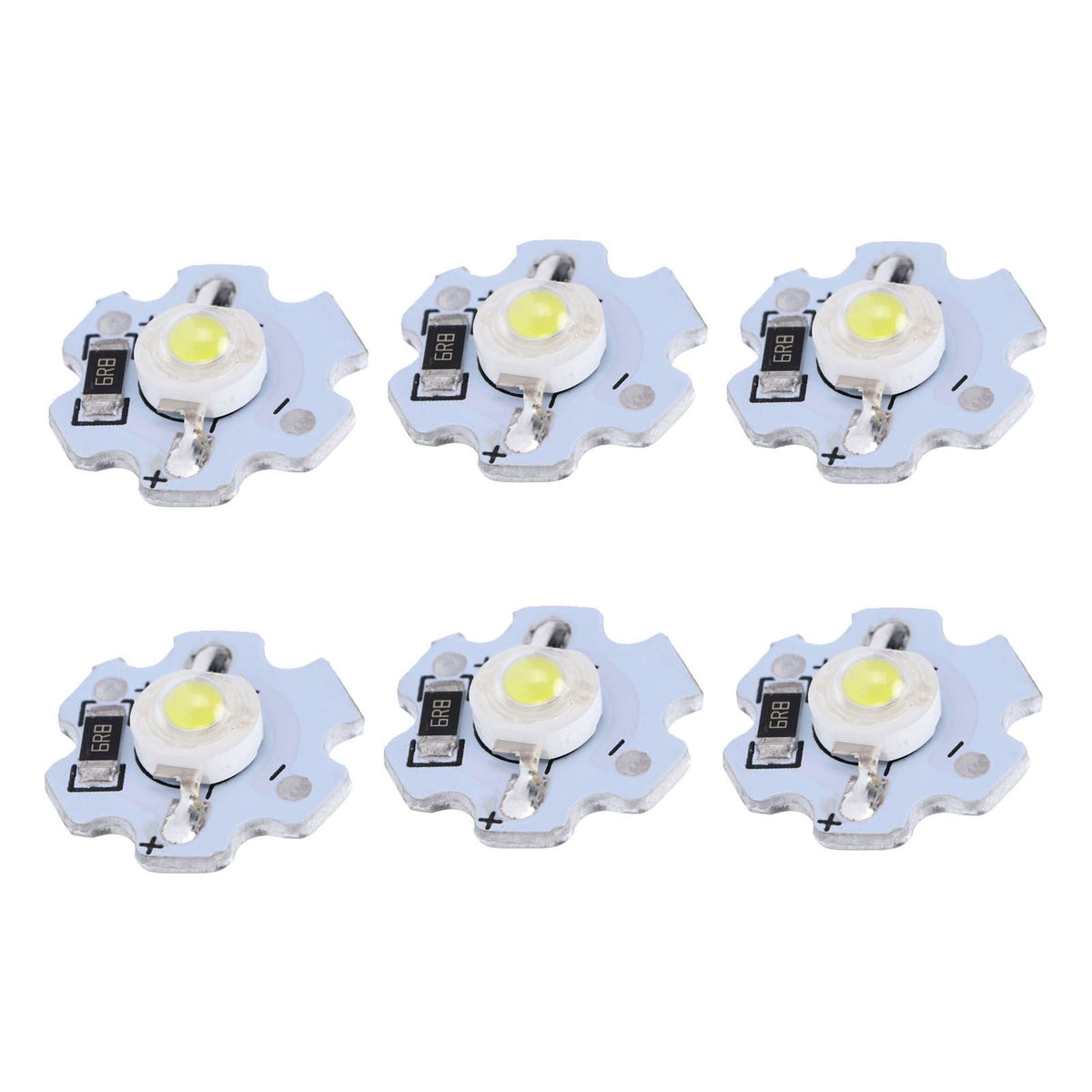 25Pcs 5V LED Chips 200LM 1W High Power LED Lamp Beads for DIY Lighting FixturesCold White 10000K