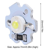 25Pcs 5V LED Chips 200LM 1W High Power LED Lamp Beads for DIY Lighting FixturesCold White 10000K