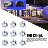 25Pcs 5V LED Chips 200LM 1W High Power LED Lamp Beads for DIY Lighting FixturesCold White 10000K