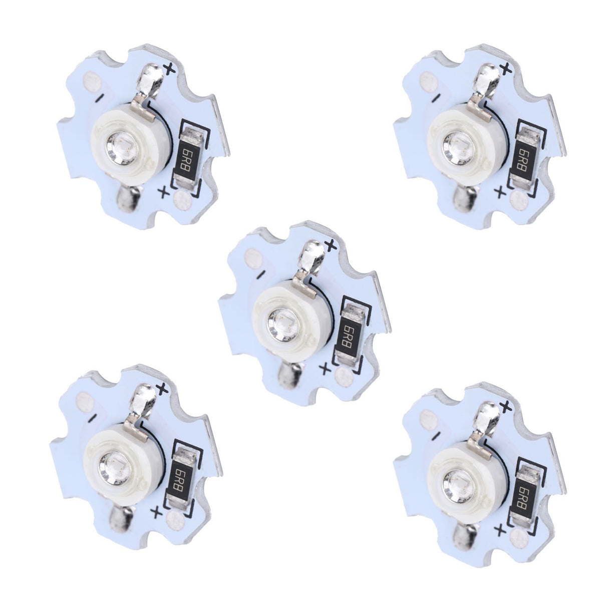 25Pcs 5V LED Chips 200LM 1W High Power LED Lamp Beads for DIY Lighting FixturesUV Light 395‑400NM