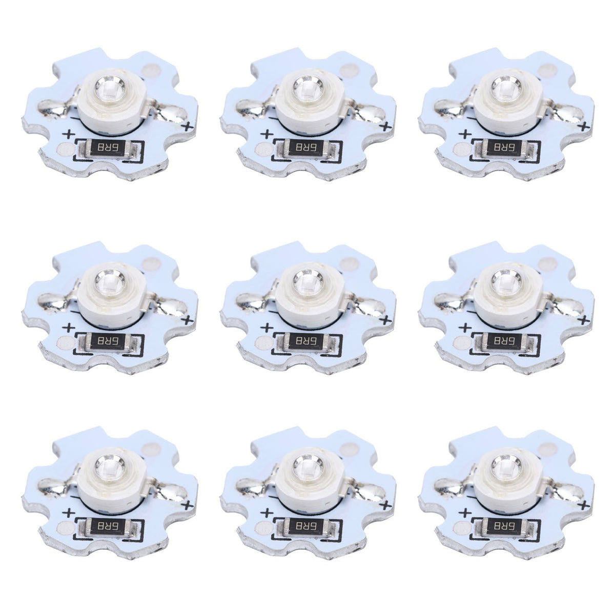 25Pcs 5V LED Chips 200LM 1W High Power LED Lamp Beads for DIY Lighting FixturesUV Light 395‑400NM