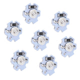 25Pcs 5V LED Chips 200LM 1W High Power LED Lamp Beads for DIY Lighting FixturesUV Light 395‑400NM - Rear View
