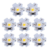25Pcs 5V LED Chips 200LM 3W High Power LED Lamp Beads for DIY Lighting FixturesYellow Light 588‑590NM - Side View
