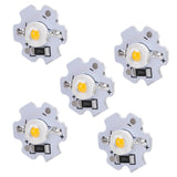 25Pcs 5V LED Chips 200LM 3W High Power LED Lamp Beads for DIY Lighting FixturesYellow Light 588‑590NM