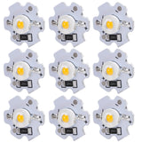 25Pcs 5V LED Chips 200LM 3W High Power LED Lamp Beads for DIY Lighting FixturesYellow Light 588‑590NM