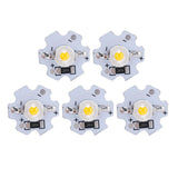 25Pcs 5V LED Chips 200LM 3W High Power LED Lamp Beads for DIY Lighting FixturesYellow Light 588‑590NM