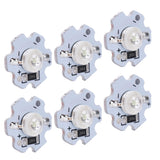 25Pcs 5V LED Chips 200LM 3W High Power LED Lamp Beads for DIY Lighting FixturesBlue Light 455‑460NM