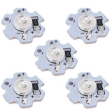 25Pcs 5V LED Chips 200LM 3W High Power LED Lamp Beads for DIY Lighting FixturesBlue Light 455‑460NM