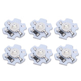 25Pcs 5V LED Chips 200LM 3W High Power LED Lamp Beads for DIY Lighting FixturesBlue Light 455‑460NM