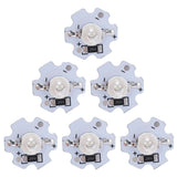 25Pcs 5V LED Chips 200LM 3W High Power LED Lamp Beads for DIY Lighting FixturesBlue Light 455‑460NM - Low Angle