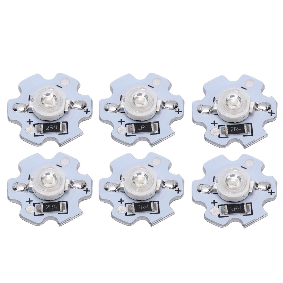 25Pcs 5V LED Chips 200LM 3W High Power LED Lamp Beads for DIY Lighting FixturesBlue Light 455‑460NM