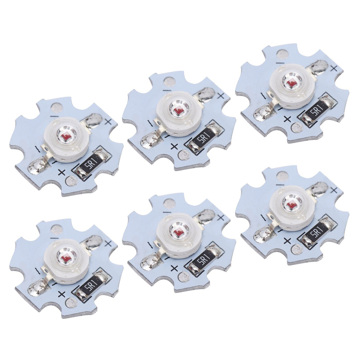25Pcs 5V LED Chips 200LM 3W High Power LED Lamp Beads for DIY Lighting FixturesRed Light 620‑625NM