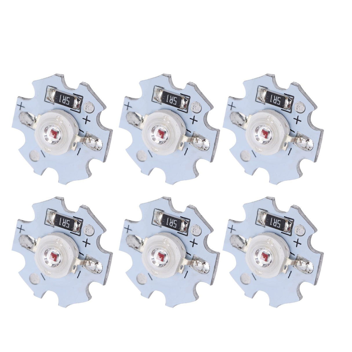 25Pcs 5V LED Chips 200LM 3W High Power LED Lamp Beads for DIY Lighting FixturesRed Light 620‑625NM