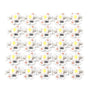 25Pcs 5V LED Chips 200LM 3W High Power LED Lamp Beads for DIY Lighting FixturesWarm White 3000‑3200K
