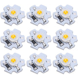 25Pcs 5V LED Chips 200LM 3W High Power LED Lamp Beads for DIY Lighting FixturesWarm White 3000‑3200K