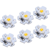 25Pcs 5V LED Chips 200LM 3W High Power LED Lamp Beads for DIY Lighting FixturesWarm White 3000‑3200K - Top-Down View