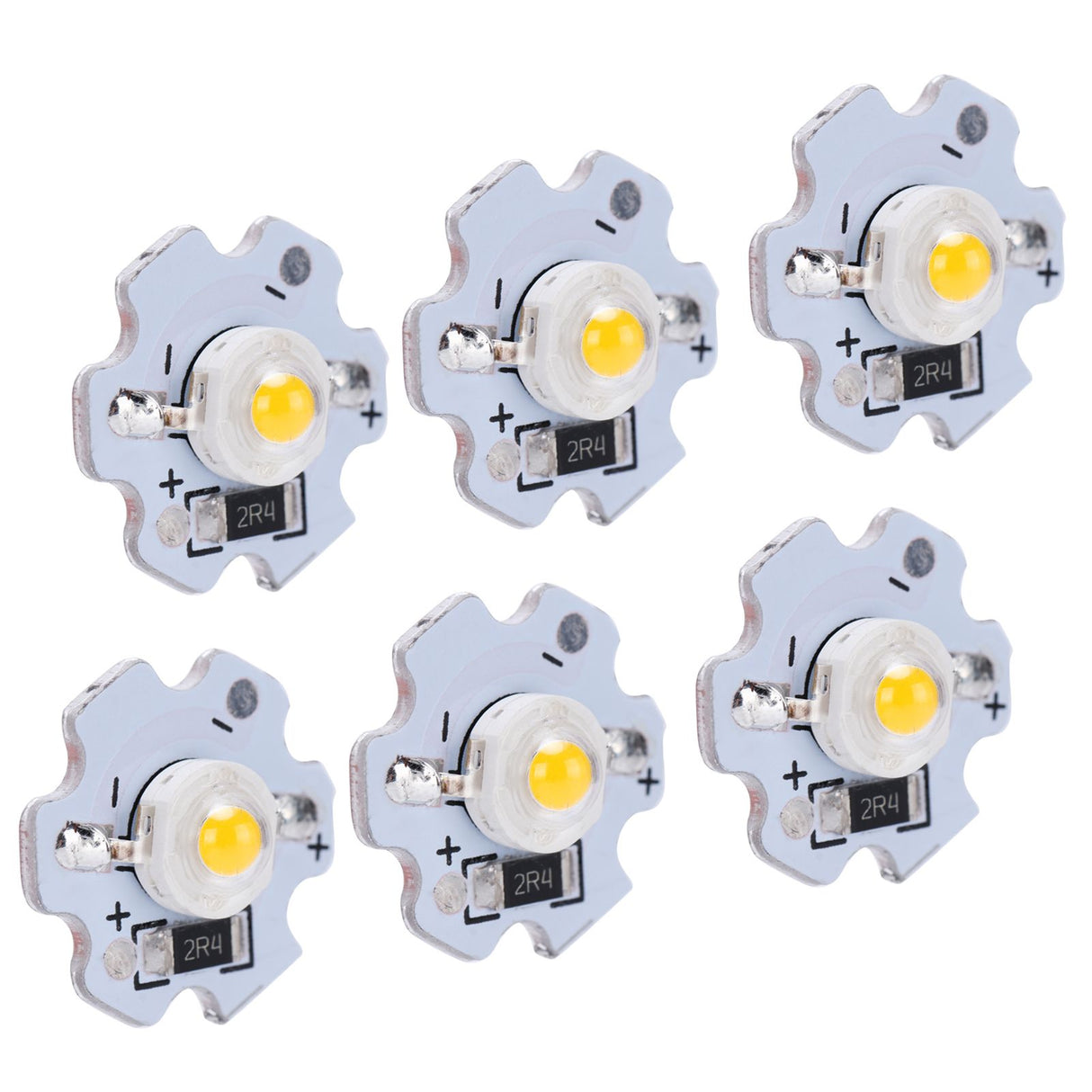25Pcs 5V LED Chips 200LM 3W High Power LED Lamp Beads for DIY Lighting FixturesWarm White 3000‑3200K