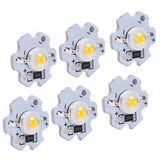 25Pcs 5V LED Chips 200LM 3W High Power LED Lamp Beads for DIY Lighting FixturesWarm White 3000‑3200K - Low Angle