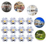 25Pcs 5V LED Chips 200LM 3W High Power LED Lamp Beads for DIY Lighting FixturesWarm White 3000‑3200K