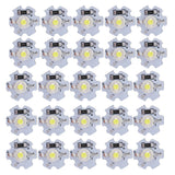 25Pcs 5V LED Chips 200LM 3W High Power LED Lamp Beads for DIY Lighting FixturesPure White 6000‑6500K