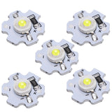 25Pcs 5V LED Chips 200LM 3W High Power LED Lamp Beads for DIY Lighting FixturesPure White 6000‑6500K - Front View